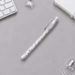 Ручка шариковая Лабиринт с головоломкой белая