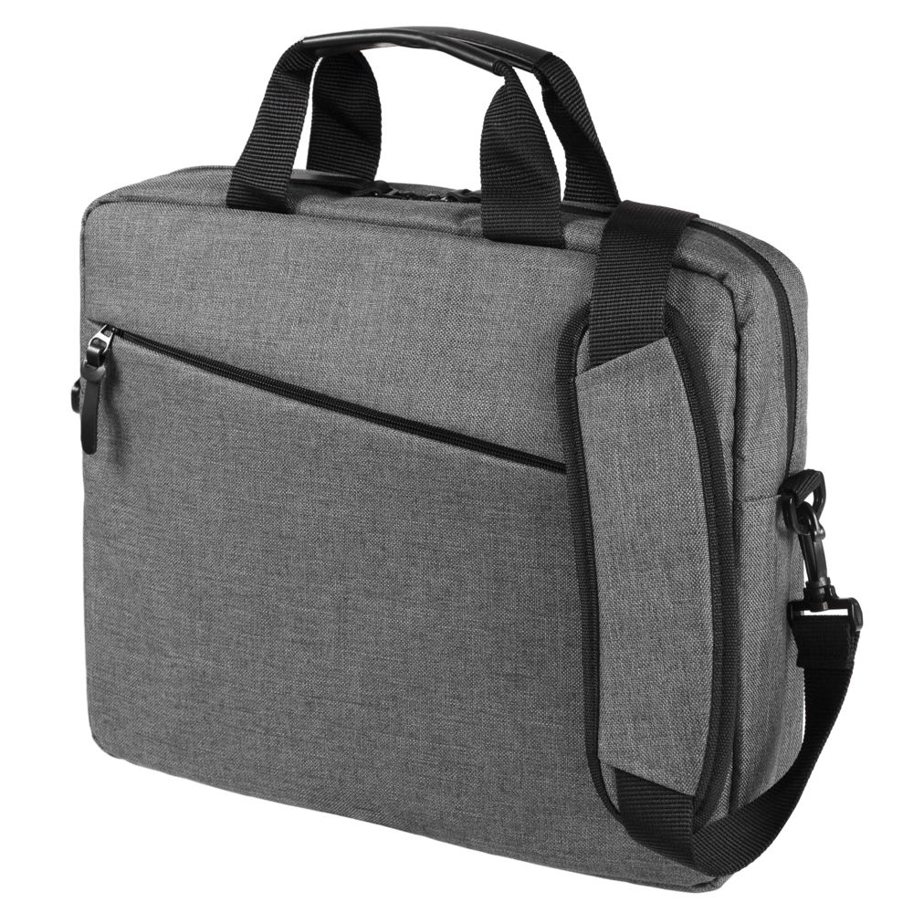 Сумка для ноутбука The First, серая — изображение 2