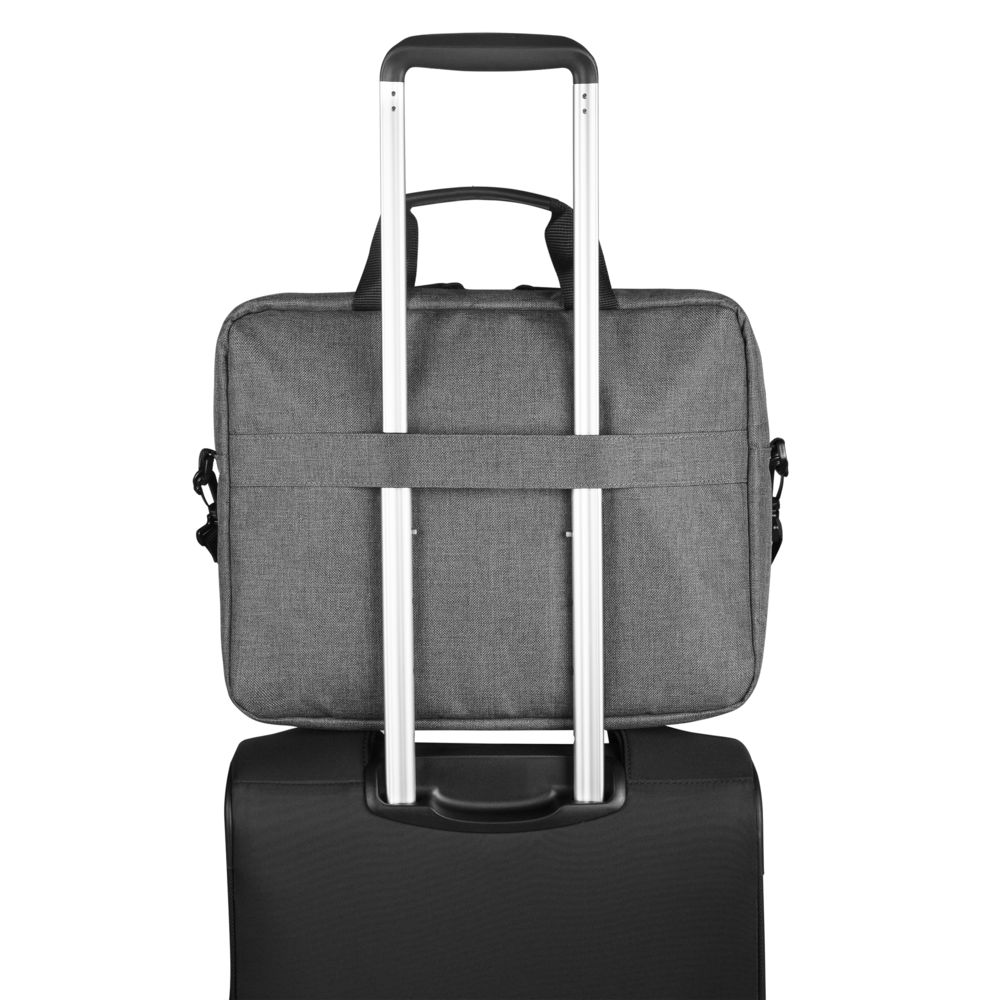 Сумка для ноутбука The First, серая — изображение 9