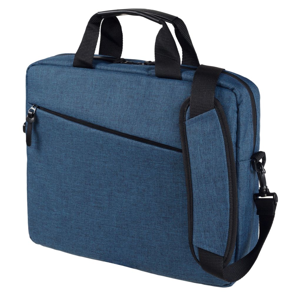 Сумка для ноутбука The First, синяя — изображение 2