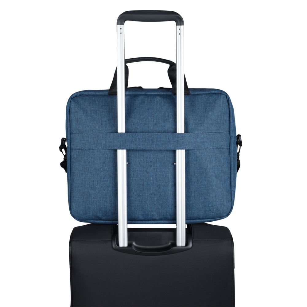 Сумка для ноутбука The First, синяя — изображение 9