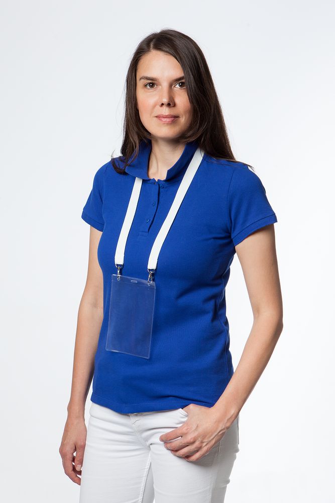 Лента для бейджа с 2 карабинами Carabine Duo, белая — изображение 4