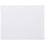 Карман для бейджа Lucid, горизонтальный, из фактурного ПВХ