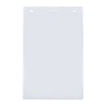 Карман для бейджа Lucid, вертикальный, из фактурного ПВХ