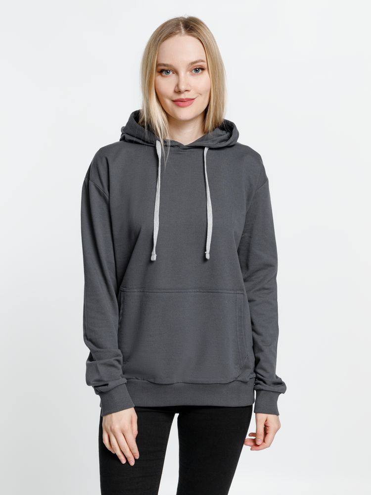 Толстовка с капюшоном Kirenga, темно-серая (графит) — изображение 8