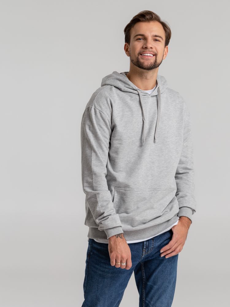 Толстовка с капюшоном Unit Kirenga, серый меланж — изображение 5