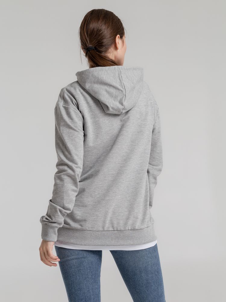 Толстовка с капюшоном Unit Kirenga, серый меланж — изображение 8