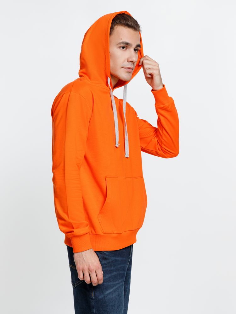 Толстовка с капюшоном Kirenga, оранжевая — изображение 9