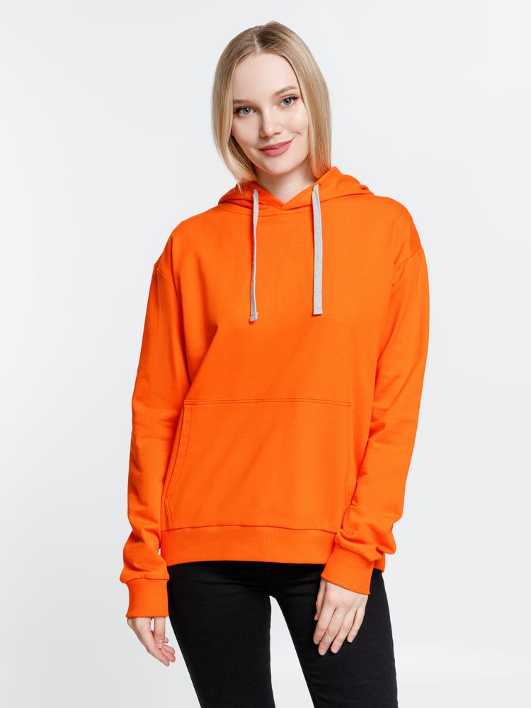 Толстовка с капюшоном Kirenga, оранжевая — изображение 4