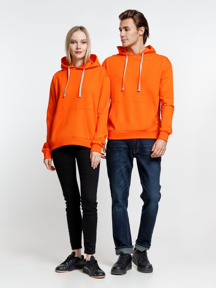 Толстовка с капюшоном Kirenga, оранжевая — изображение 10