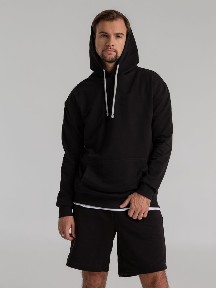 Толстовка с капюшоном Unit Kirenga, черная — изображение 5