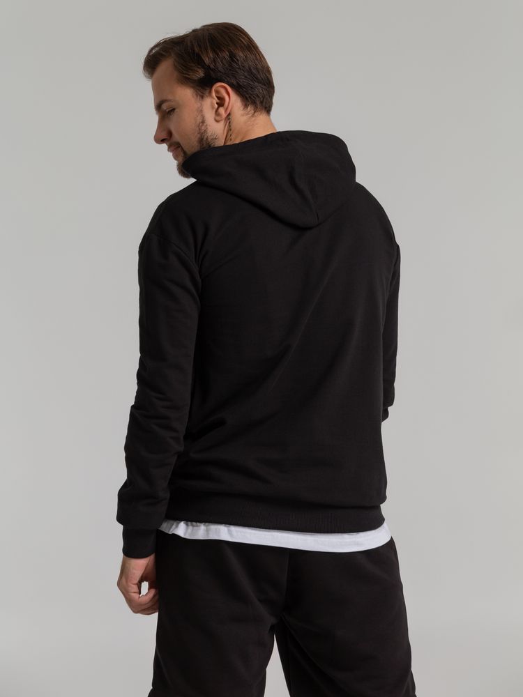 Толстовка с капюшоном Unit Kirenga, черная — изображение 6