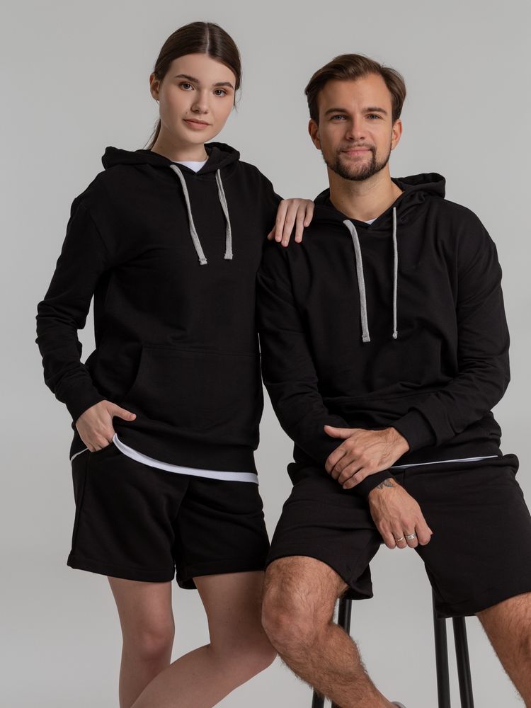 Толстовка с капюшоном Unit Kirenga, черная — изображение 9