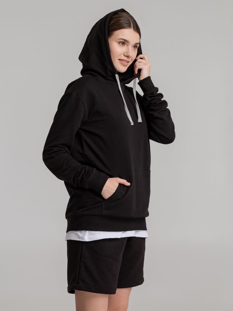 Толстовка с капюшоном Unit Kirenga, черная — изображение 7