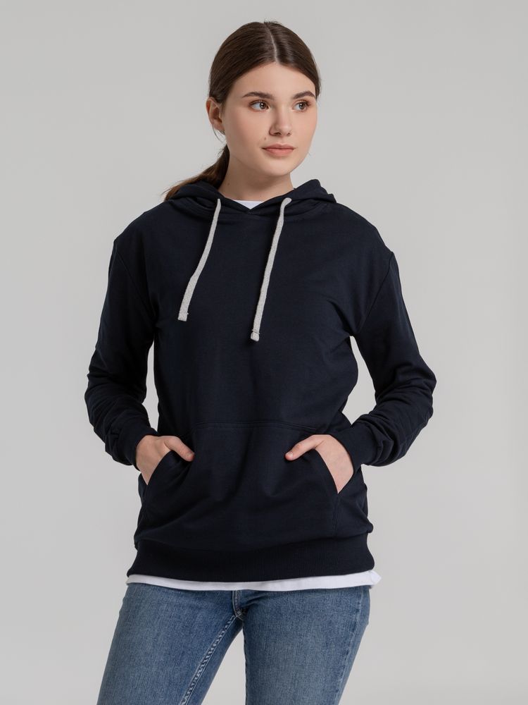 Толстовка с капюшоном Unit Kirenga, темно-синяя — изображение 7