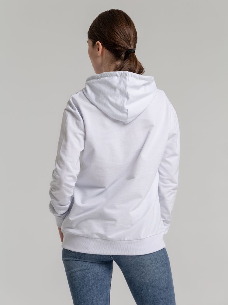 Толстовка с капюшоном Unit Kirenga, белая — изображение 8