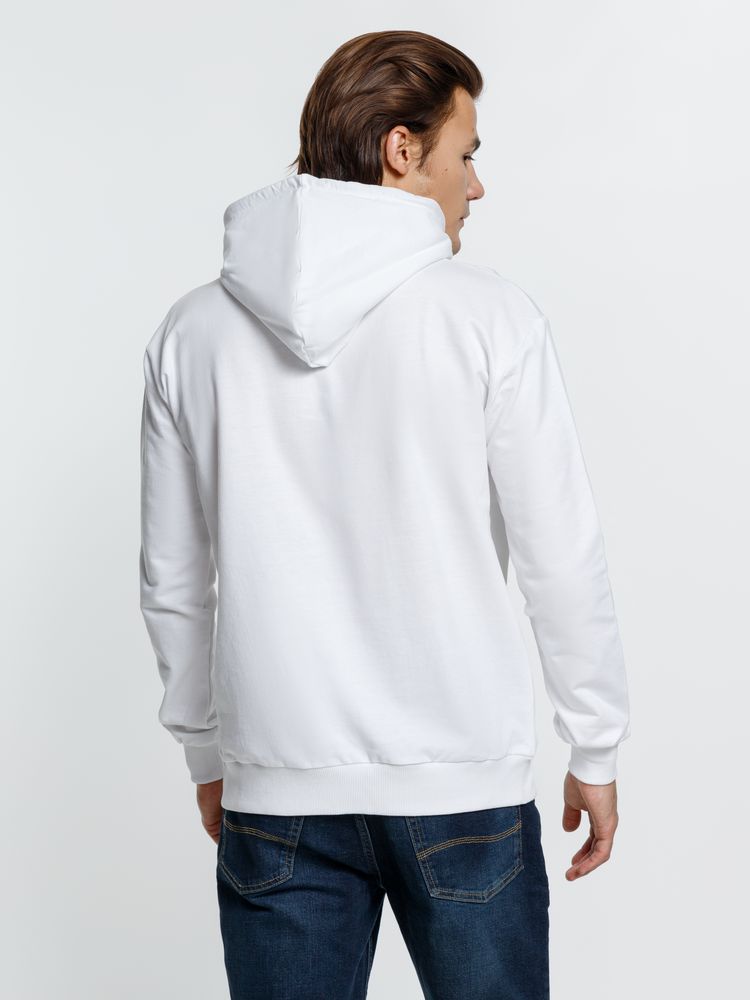 Толстовка с капюшоном Kirenga, белая (белоснежная) — изображение 6