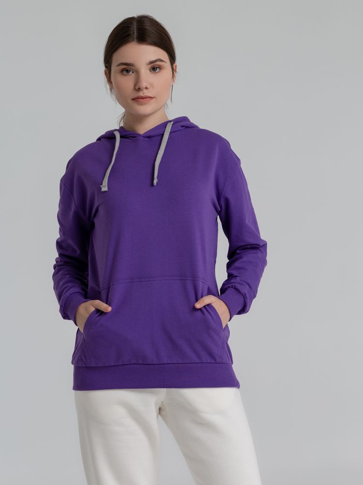 Толстовка с капюшоном Unit Kirenga, фиолетовая — изображение 7