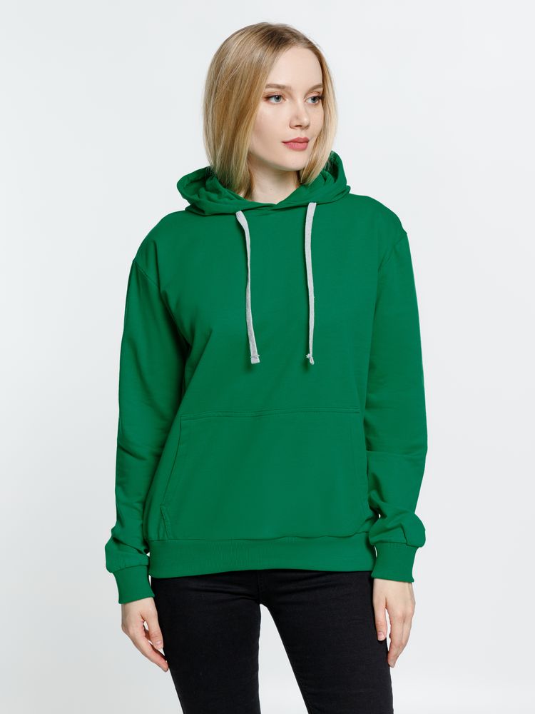 Толстовка с капюшоном Kirenga, зеленая — изображение 8