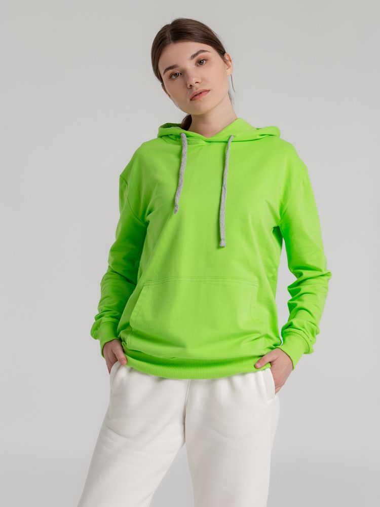 Толстовка с капюшоном Unit Kirenga, зеленое яблоко — изображение 7