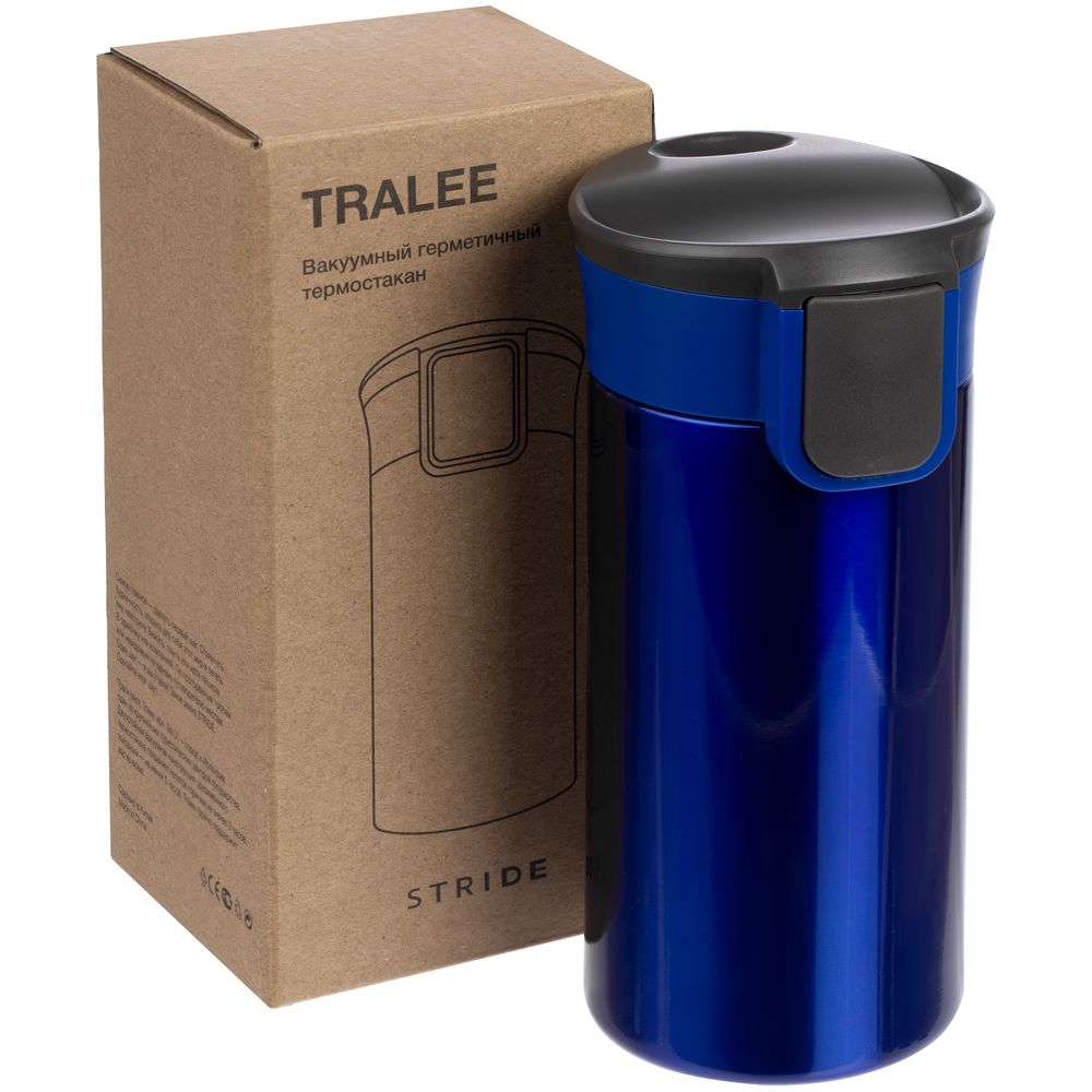 Термостакан Tralee, синий — изображение 5
