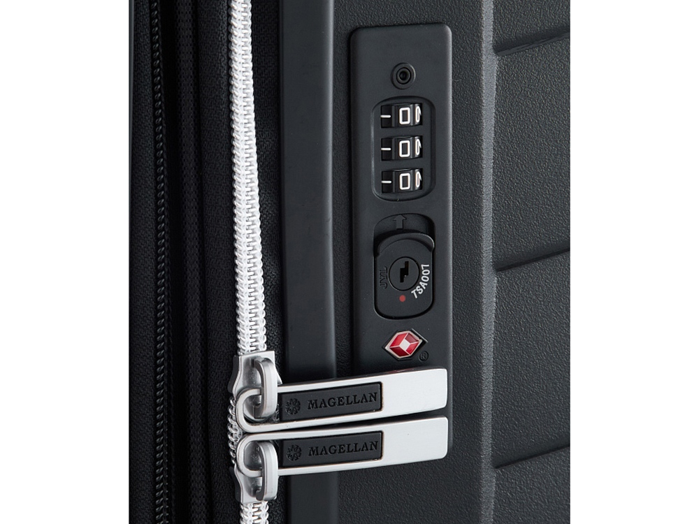 Чемодан 4-х колесный, Magellan, VICTORIA, 117л, черный — изображение 8