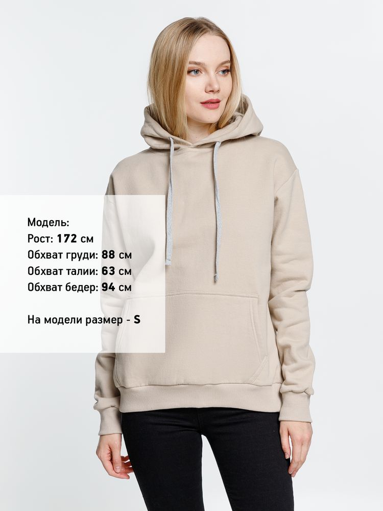 Толстовка с капюшоном Kirenga Heavy, бежевая — изображение 7