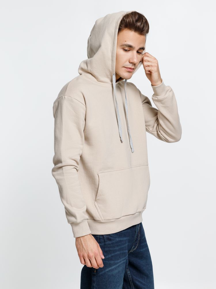 Толстовка с капюшоном Kirenga Heavy, бежевая — изображение 6