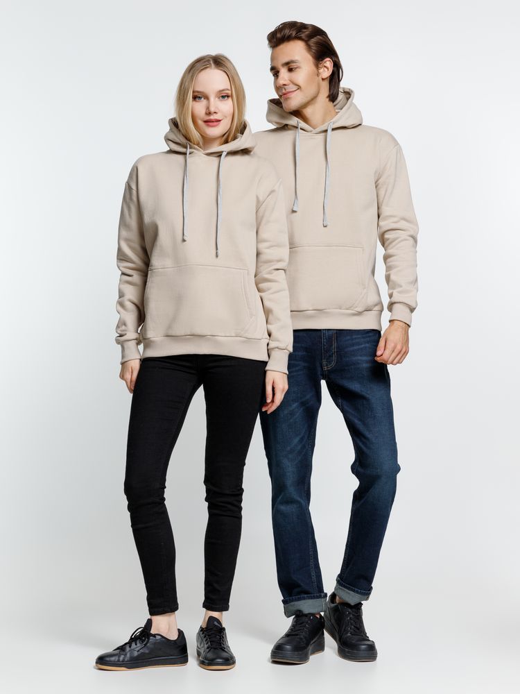 Толстовка с капюшоном Kirenga Heavy, бежевая — изображение 11