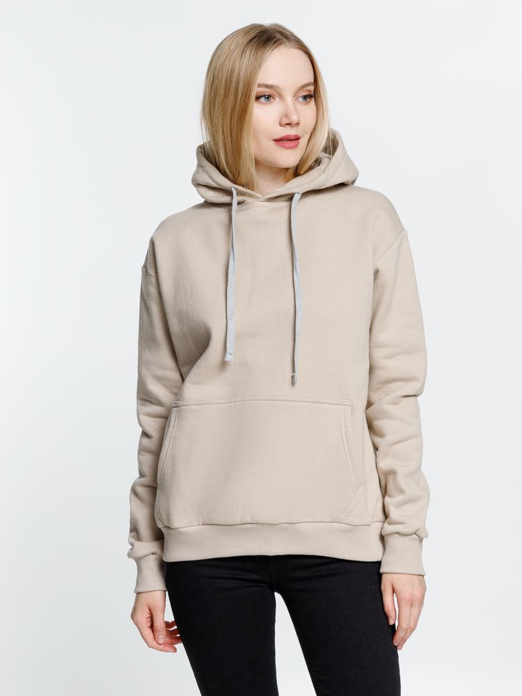 Толстовка с капюшоном Kirenga Heavy, бежевая — изображение 8