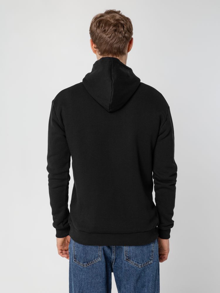 Толстовка с капюшоном Unit Kirenga Heavy, черная — изображение 8