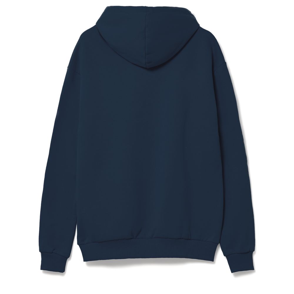 Толстовка с капюшоном Unit Kirenga Heavy, темно-синяя — изображение 2