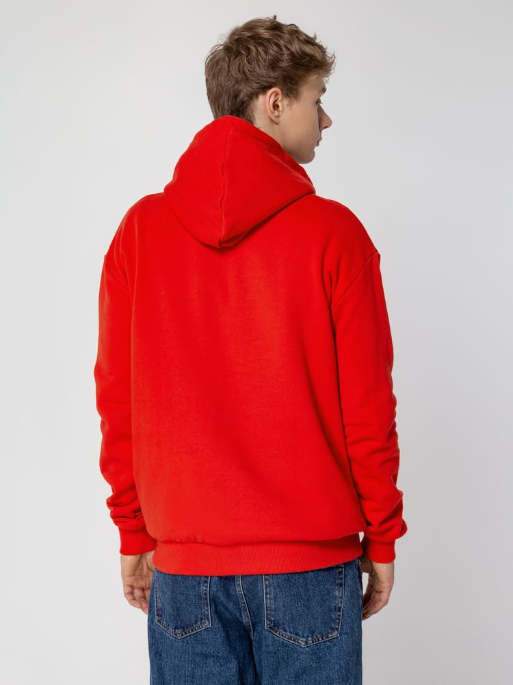 Толстовка с капюшоном Unit Kirenga Heavy, красная — изображение 12