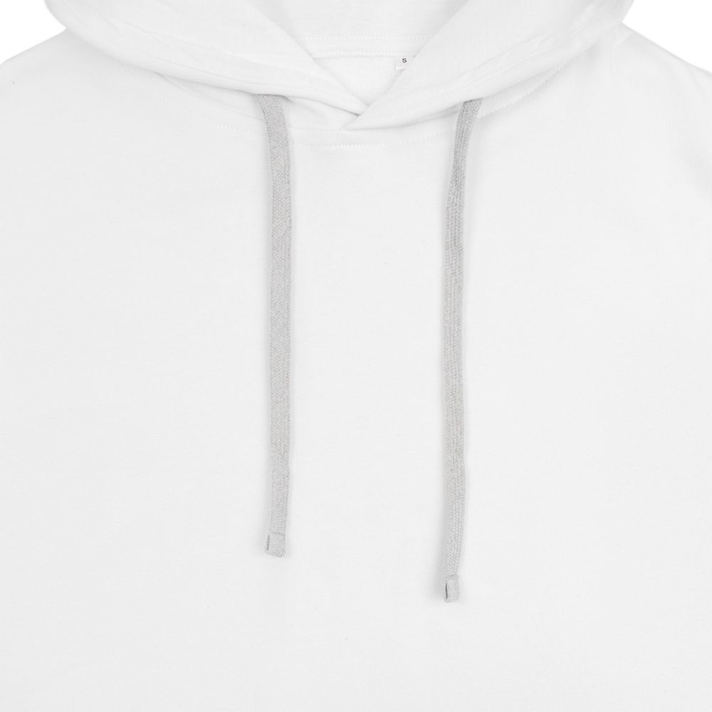 Толстовка с капюшоном Unit Kirenga Heavy, белая — изображение 3