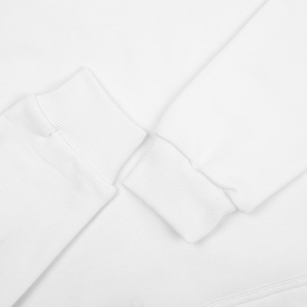 Толстовка с капюшоном Unit Kirenga Heavy, белая — изображение 4