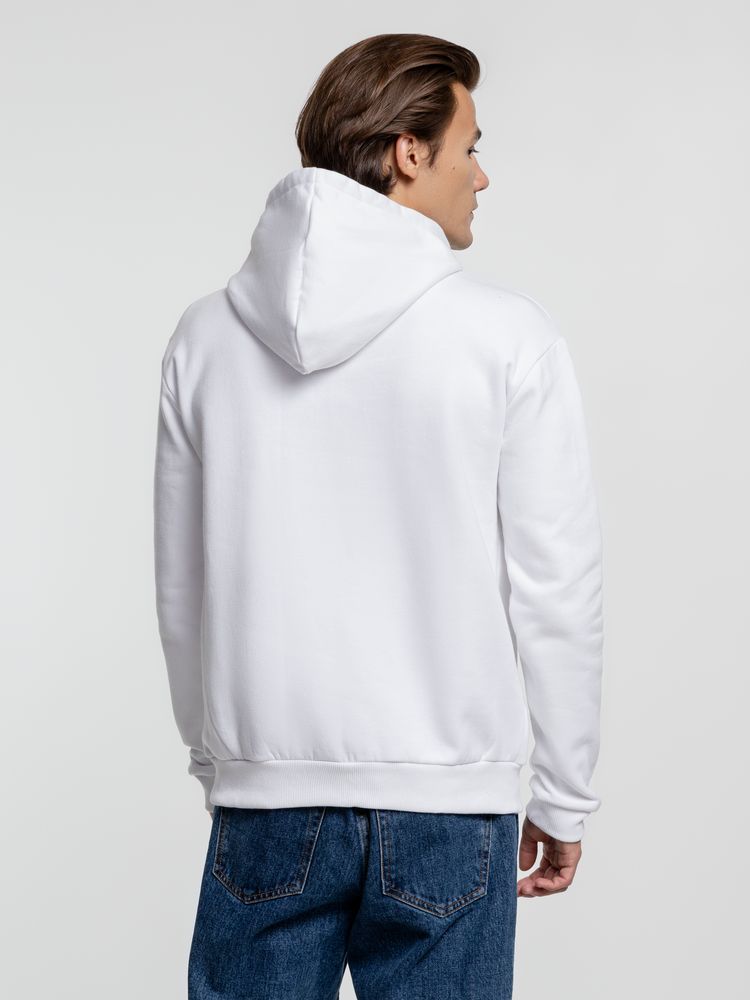 Толстовка с капюшоном Kirenga Heavy, белая (белоснежная) — изображение 5