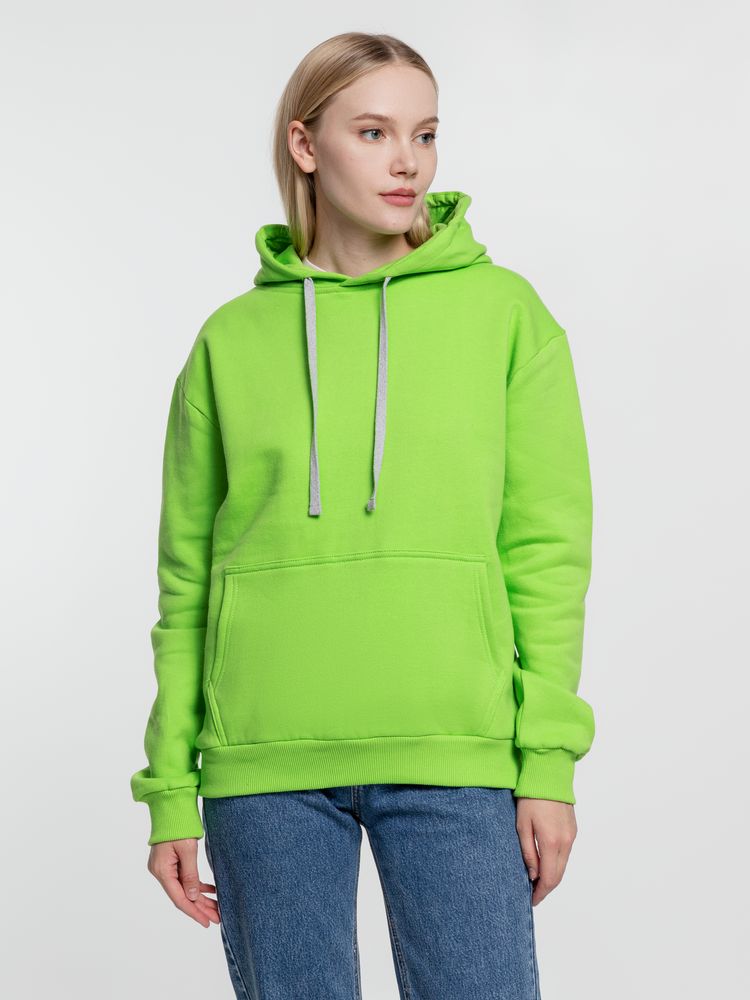 Толстовка с капюшоном Kirenga Heavy, зеленое яблоко — изображение 4