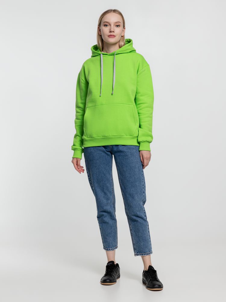 Толстовка с капюшоном Kirenga Heavy, зеленое яблоко — изображение 9