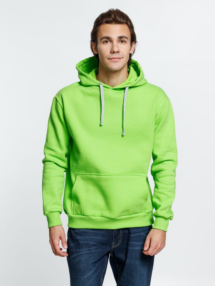 Толстовка с капюшоном Kirenga Heavy, зеленое яблоко — изображение 10