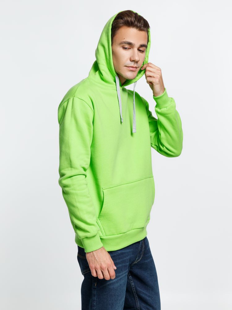 Толстовка с капюшоном Kirenga Heavy, зеленое яблоко — изображение 12