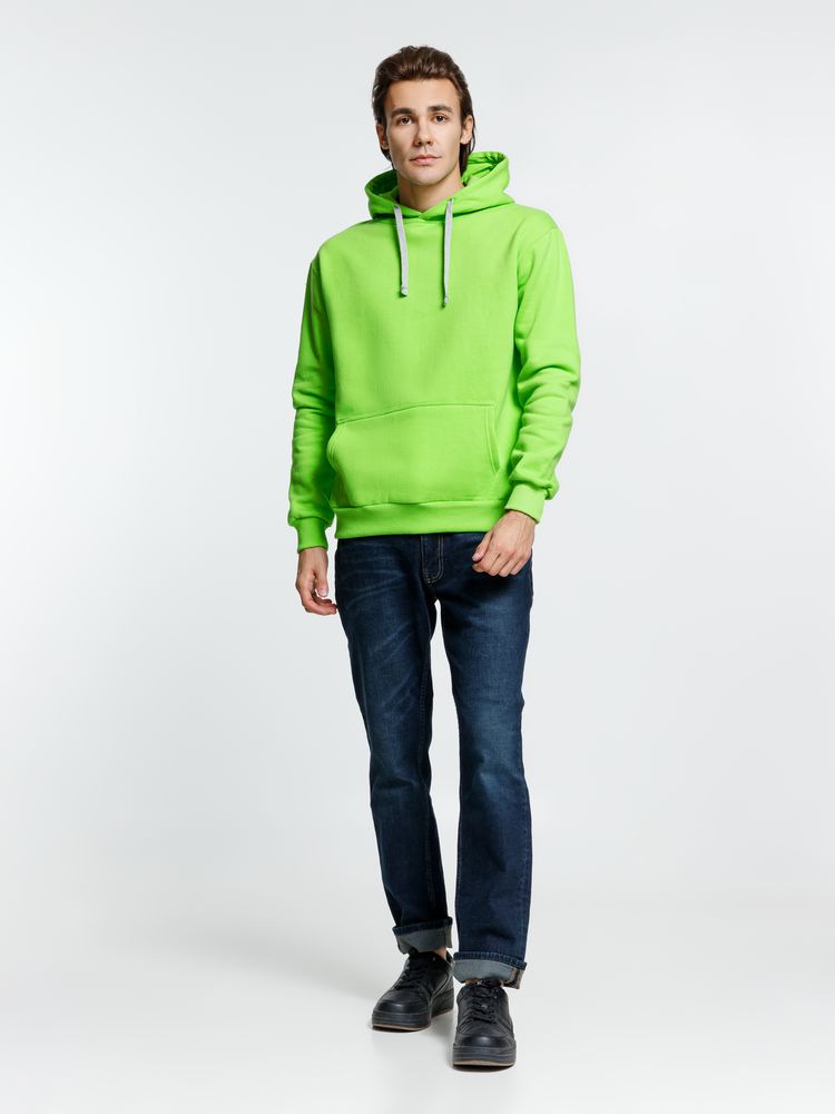 Толстовка с капюшоном Kirenga Heavy, зеленое яблоко — изображение 13
