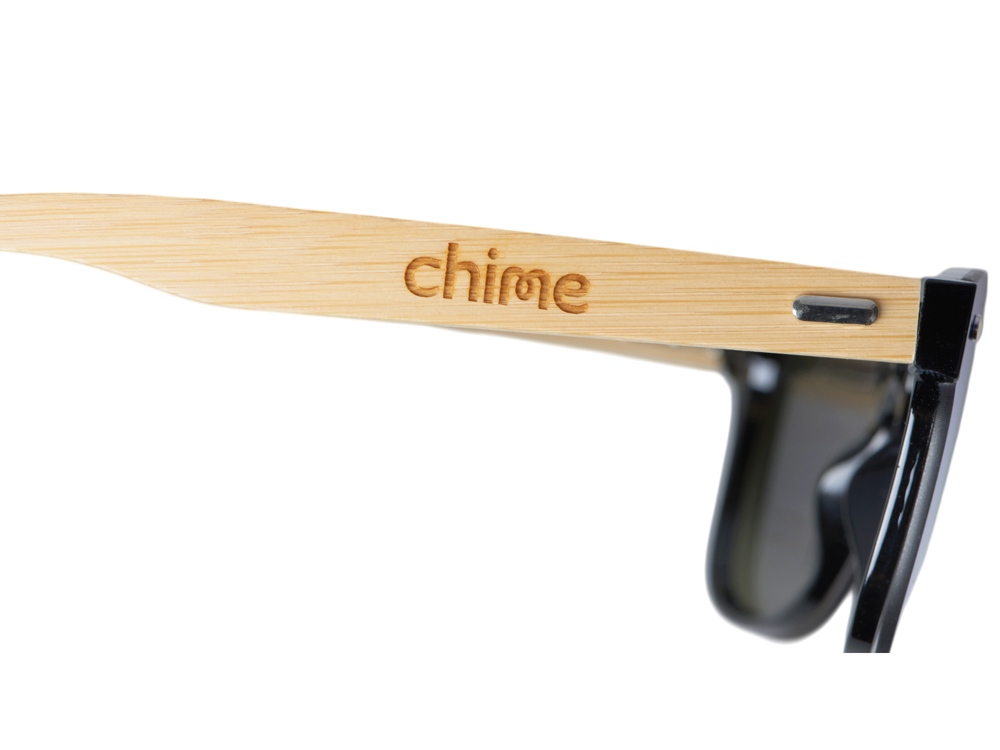 Солнцезащитные очки из бамбука с зеркальной линзой Rockwood Motion, синий (гравировка) — изображение 2