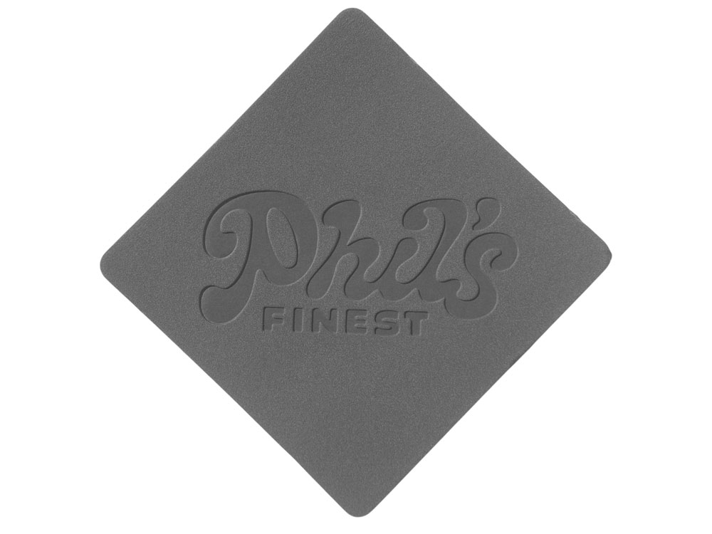 ПАТЧ РОМБ nubuk (серый) 7,6 х 7,6 см — изображение 3