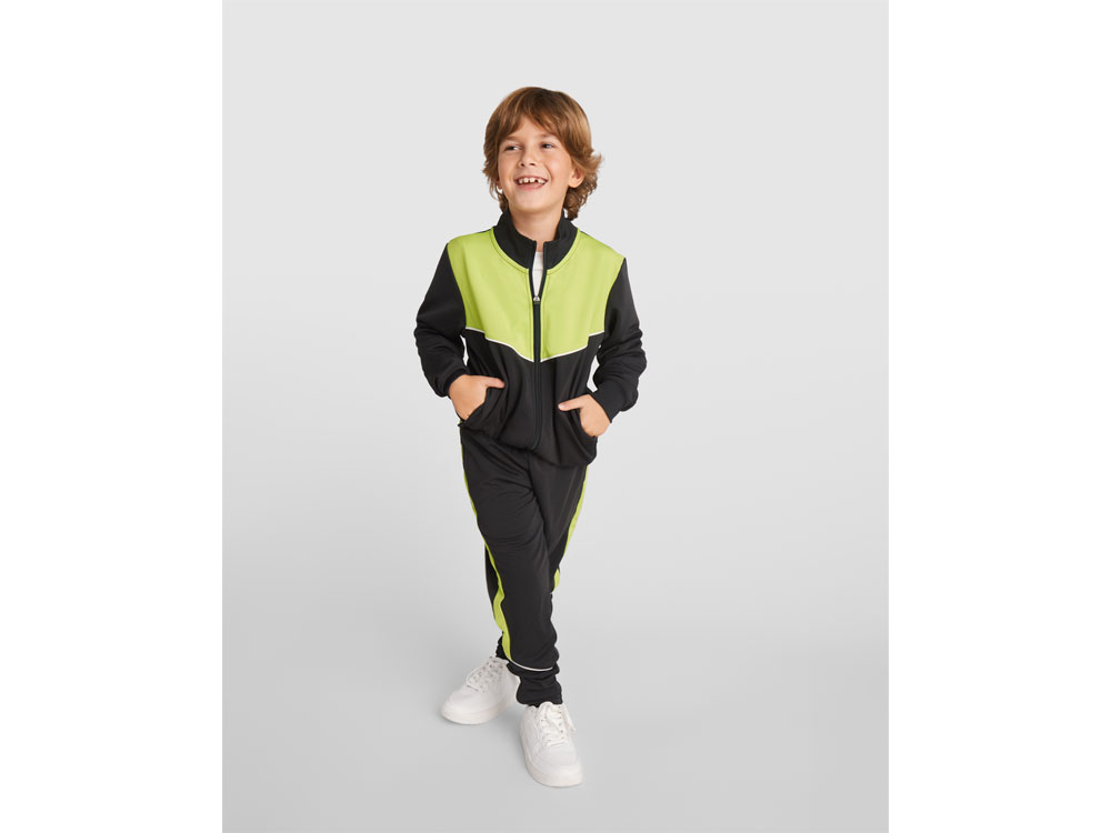 EVANS спортивный костюм, черный/лаймовый — изображение 2