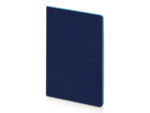 Бизнес-тетрадь А5 Pragmatic Contrast, 40 листов в клетку, темно-синий с бирюзовым срезом