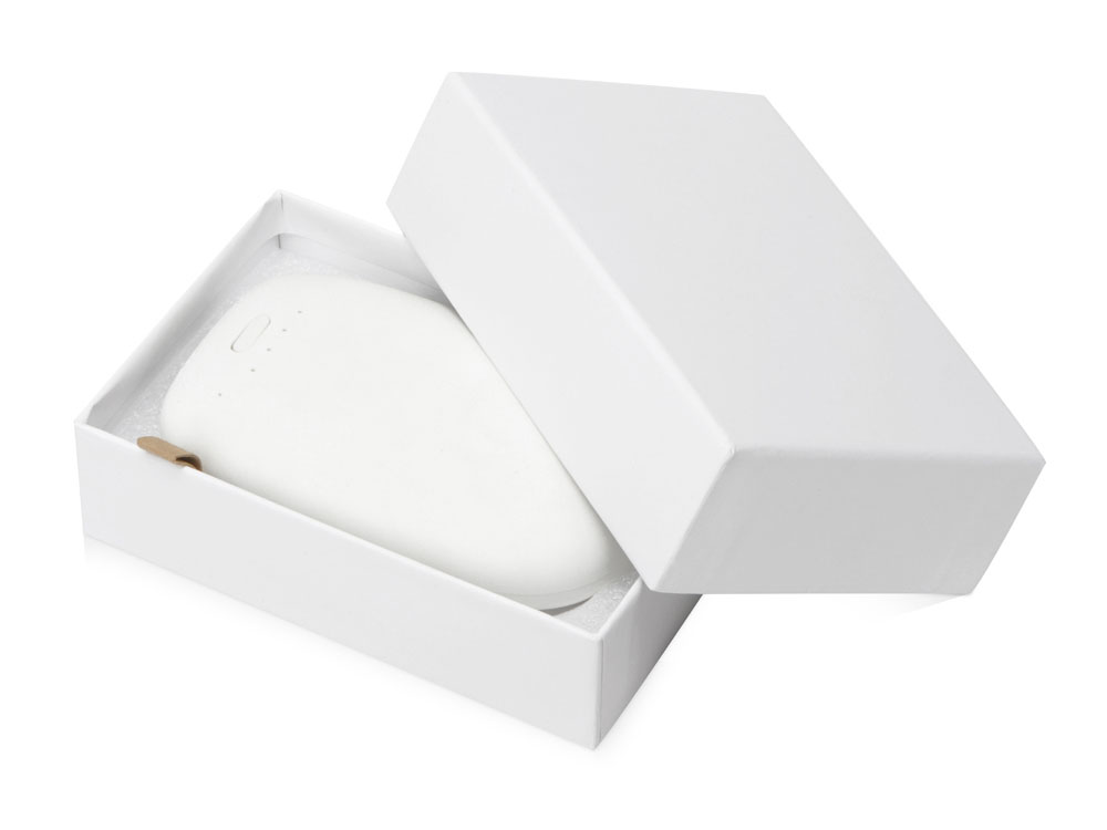 Внешний аккумулятор в форме камня Stone, 10400 mAh, белый — изображение 9