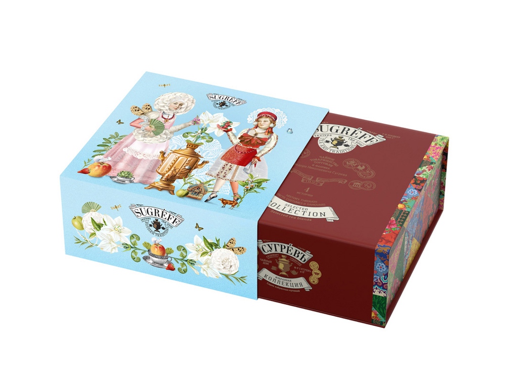 Подарочный набор c купажами чая Цветущий сад в подарочной упаковке — изображение 4