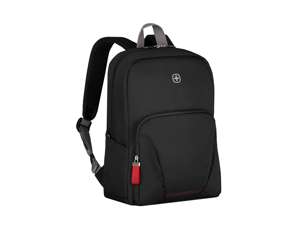 Рюкзак WENGER Motion 15.6, черный, нейлон, 31x17x42 см, 20 л — изображение 3