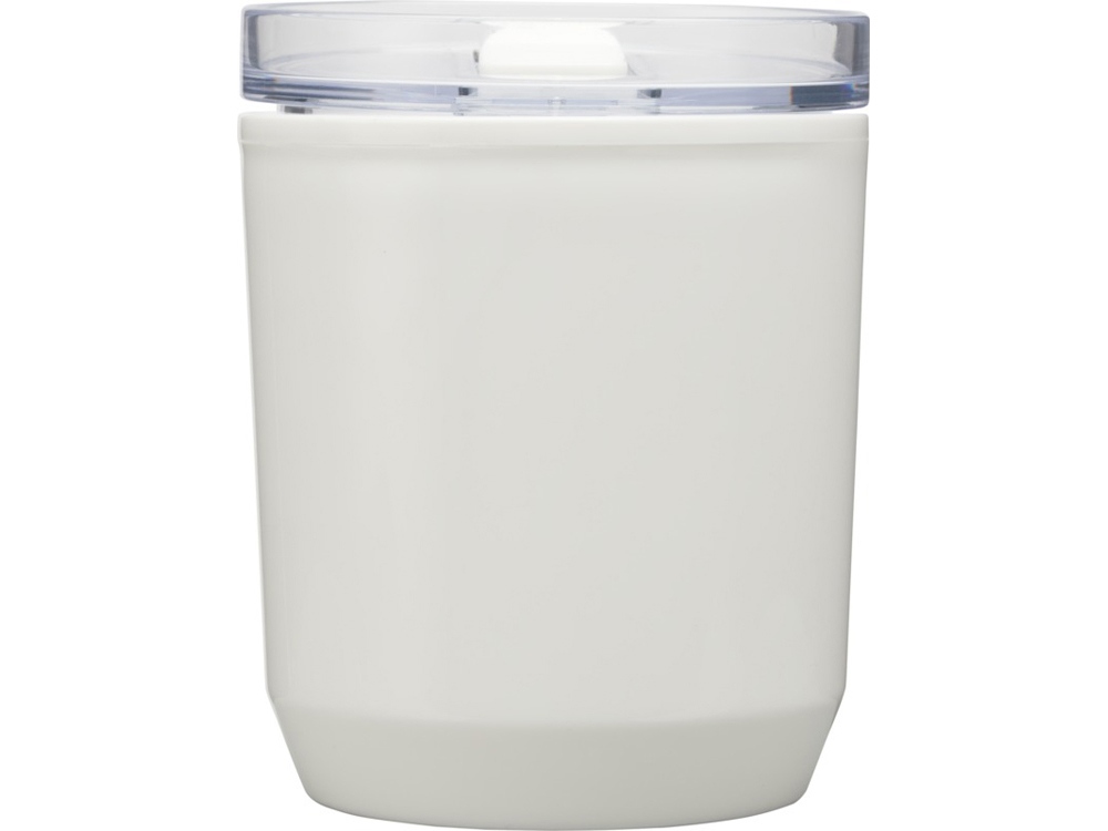 Hudson кружка из переработанного пластика с двойными стенками объемом 180 мл, белый — изображение 3