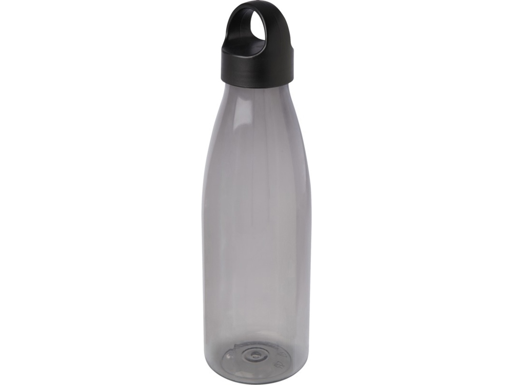 Bergen бутылка для воды объемом 800 мл из переработанной пластмассы, сплошной черный — изображение 3